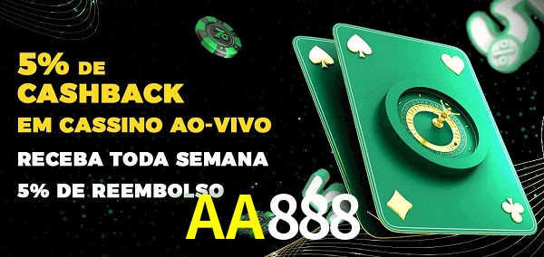 Promoções do cassino ao Vivo AA888